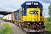 Potsdam,,Ny,,Usa,-,Aug.,11,,2011:,Csx,Emd,Gp38-2s
