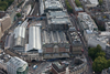 Aerial view of London Victoria station