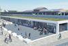 Artist's impression of new Oxford station western entrance