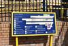 This image shows the new Braille map at Huyton station
