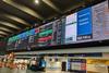 London Euston passenger information screen
