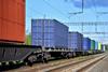 Cargo,Containers,Transportation,On,Freight,Train,By,Railway.,Intermodal,Container