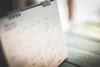 Blurred,Calendar,Page,Dark,Tone