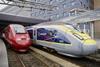 Eurostar trains in Brussels