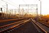 Railway,Station,Warsaw,West.,Sunset