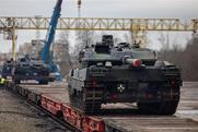 Military equipment in Palemonas, Lithuania