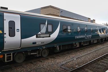 Inverness,,Scotland,-,October,26,,2019:,Caledonian,Sleeper,Carriage,At