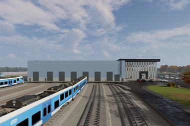 Rail Baltica depot visualisation
