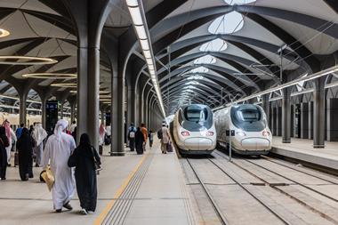 Medina,,Saudi,Arabia,-,November,13,,2021:,Trains,At,The
