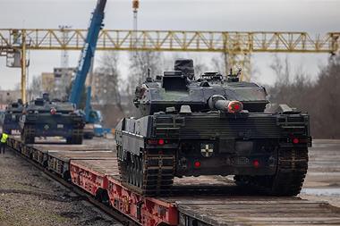 Military equipment in Palemonas, Lithuania