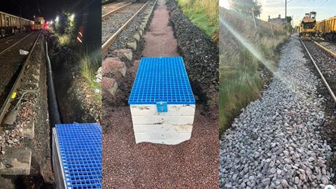 Scremerston drainage collage