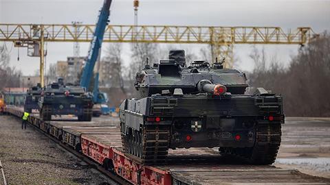 Military equipment in Palemonas, Lithuania