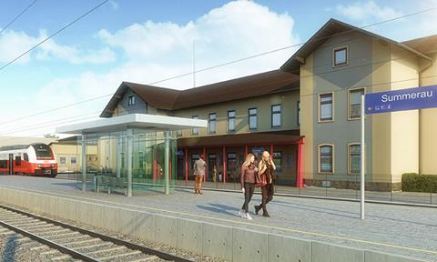 Visualisierung Bahnhof Summerau