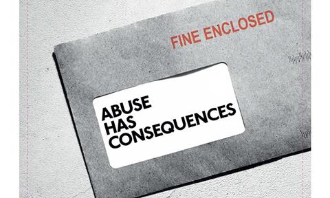 TfL Graphic - Abuse has consequences fine