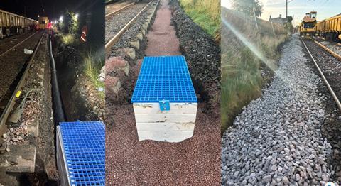 Scremerston drainage collage