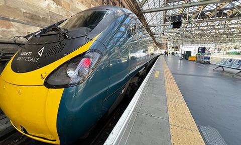 Glasgow Central Platform One - Avanti WC