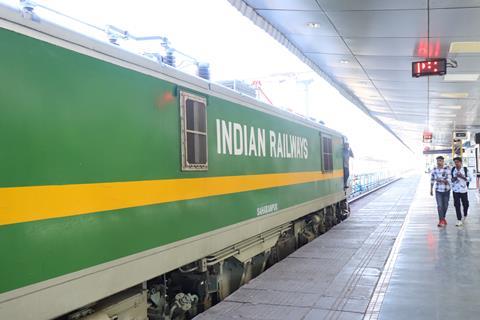Chandigarh,,India,-,June,13,,2023:,Indian,Railways,Train,Standing
