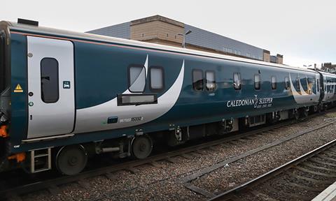 Inverness,,Scotland,-,October,26,,2019:,Caledonian,Sleeper,Carriage,At