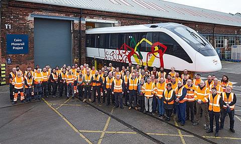 Cairo Monorail Derby Celebration
