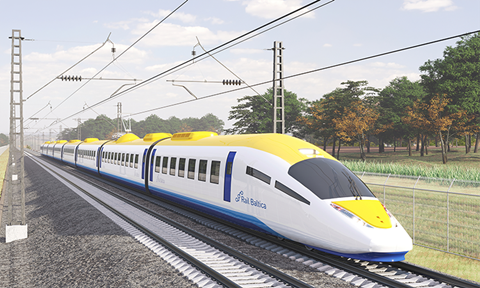 Rail Baltica Train visualisation