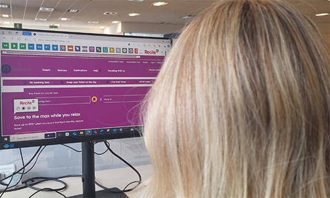 Recite Me used on Northern's website