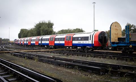 TfL Image - Piccadilly line test train arrives in London 1