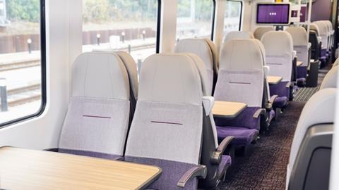 Train inside