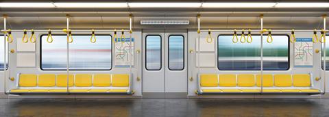 Subway,Car,Empty,Interior,,Metro,Cross,Section,,3d,Rendering