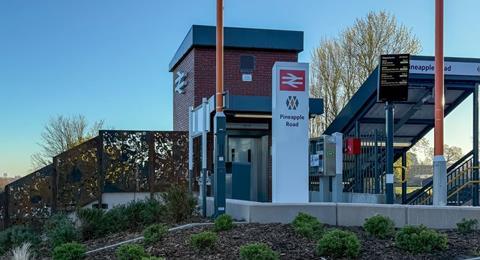 New South Birmingham railway stations on Camp Hill Line with modern platforms and passenger facilities