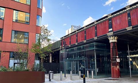 Salford Central station entrance