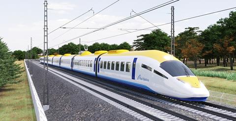 Rail Baltica train visualisation