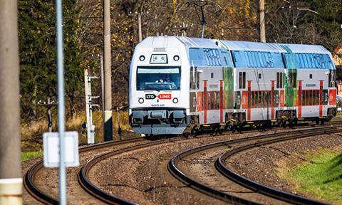 Vilnius,Lithuania,2021-10-18,Lithuanian,Railways,Commuter,Train,Skoda,Ej575