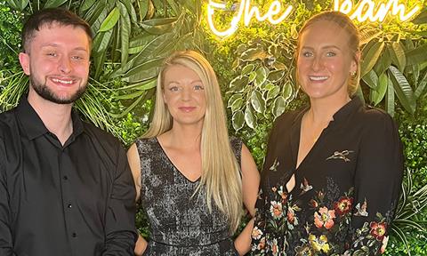 Ford Stanley New starters - L-R Myles Robinson, Becca Stanton and Sarah Pugh