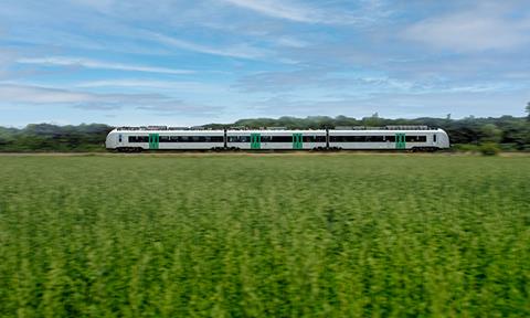 Coradia Continental BEMU for VMS, on test ring in Velim, CZ, July 2023