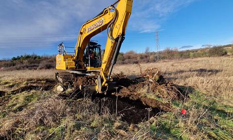 Breaking ground on Cameron Bridge platforms