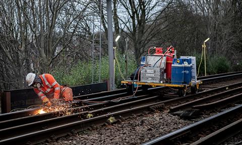New tracks being installed near Durham station - photo by LNER