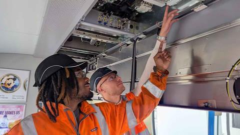 Upgrading Class 717 ETCS software