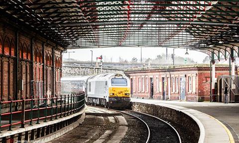 Transport for Wales Class 67 loco hauling Mark 4 carriages (Credit_ Transport for Wales)